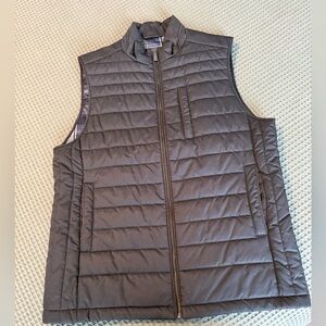 Men's Black Quilted Vest